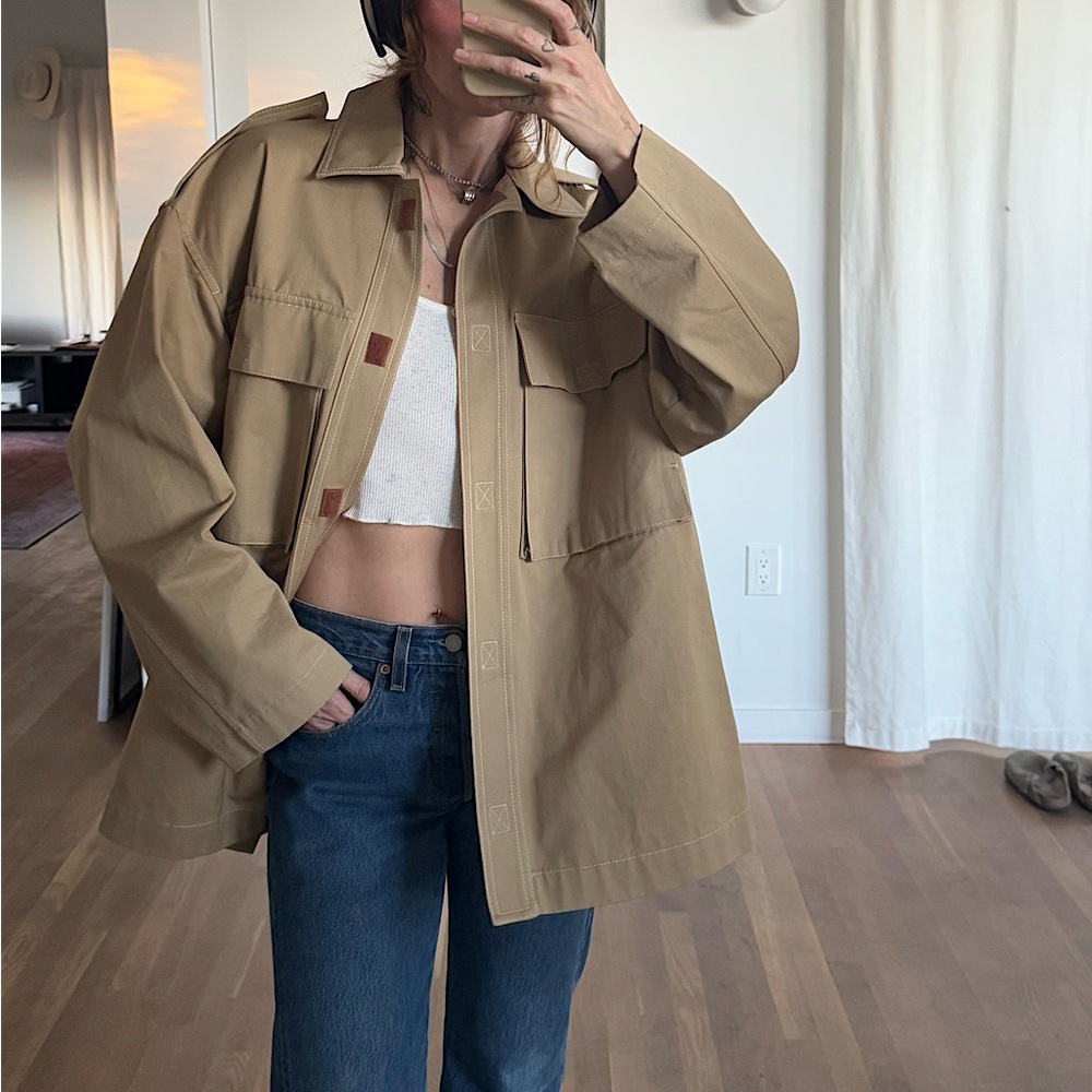 zara utility overshirt